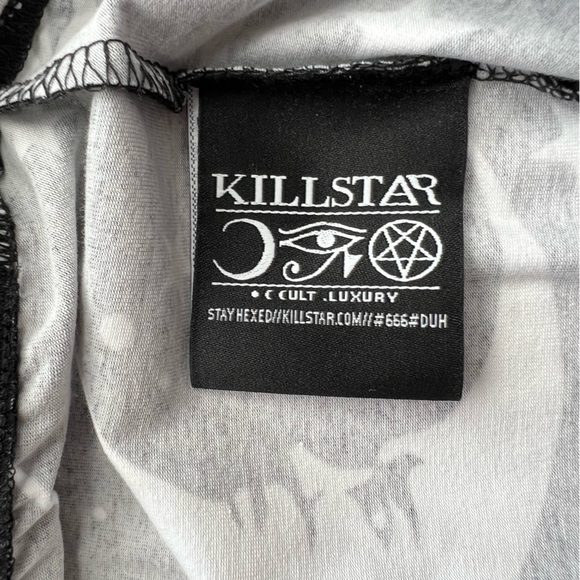NWT Killstar Under The Stars Leggings Black White Size XXL - Picture 7 of 12
